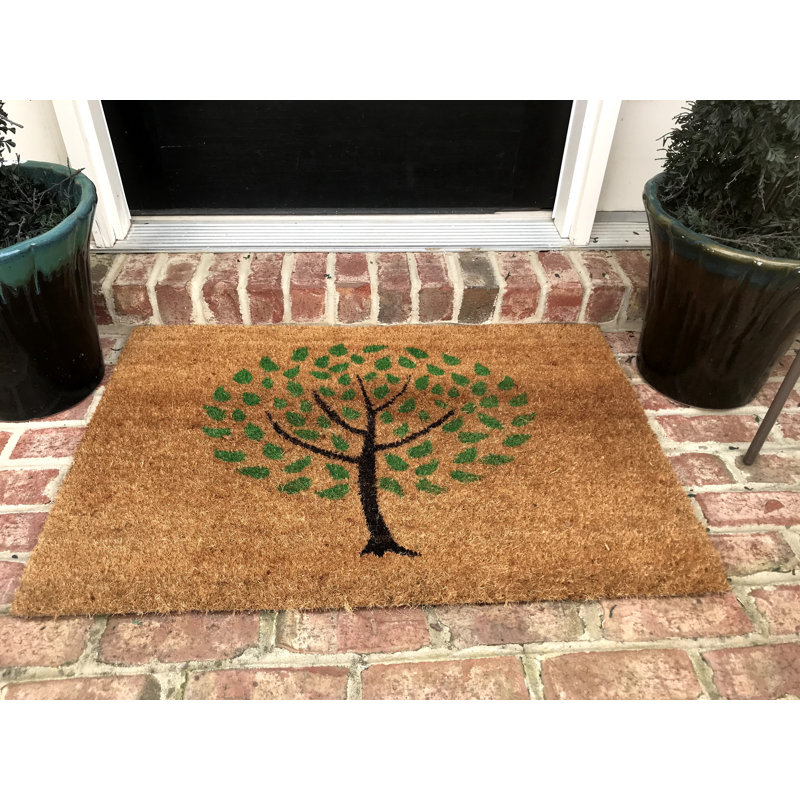 Red Barrel Studio® Tree Coir NonSlip Outdoor Door Mat & Reviews Wayfair